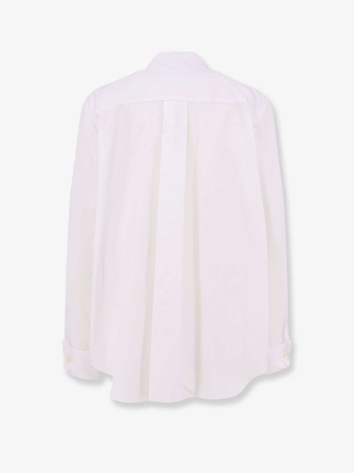 Poplin shirt with front panel 2