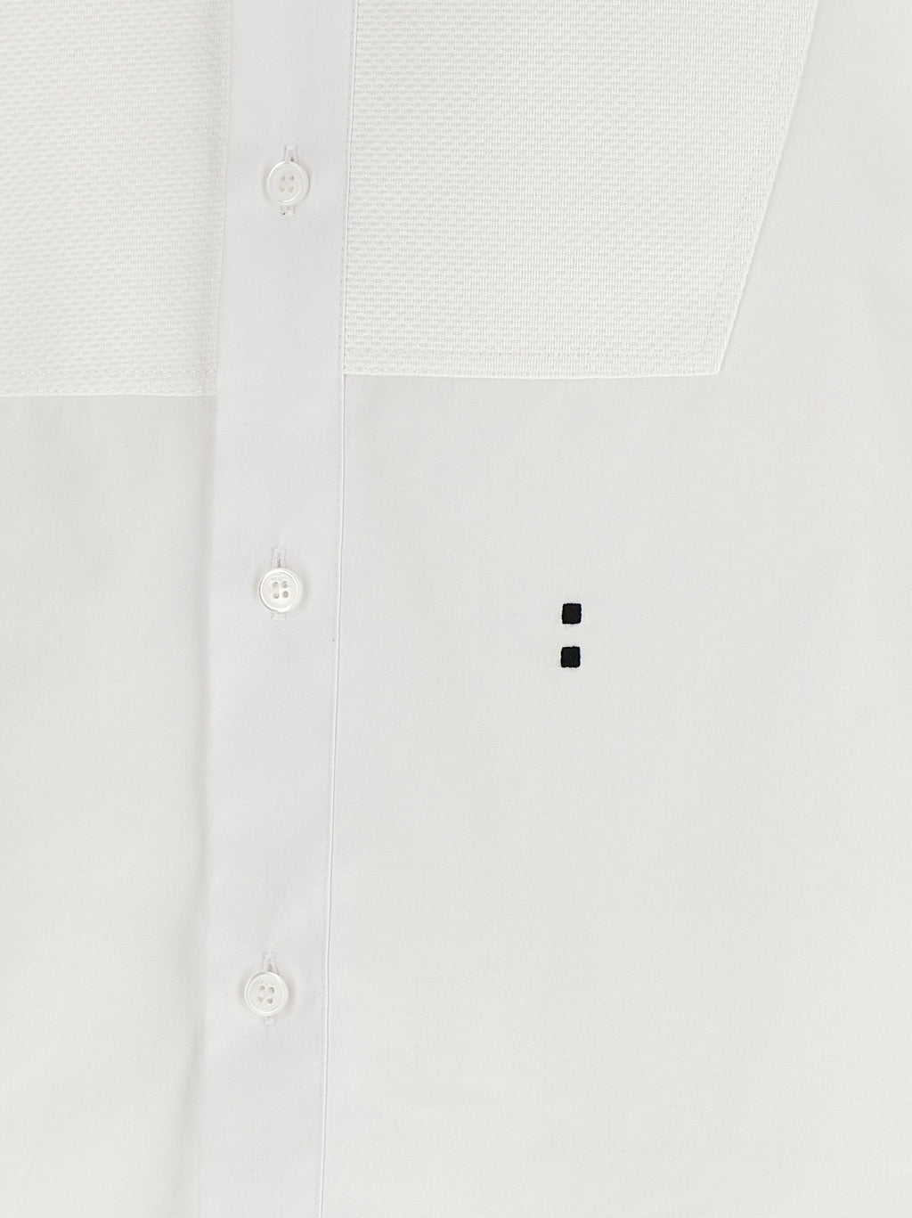 poplin shirt with plastron piqué 5
