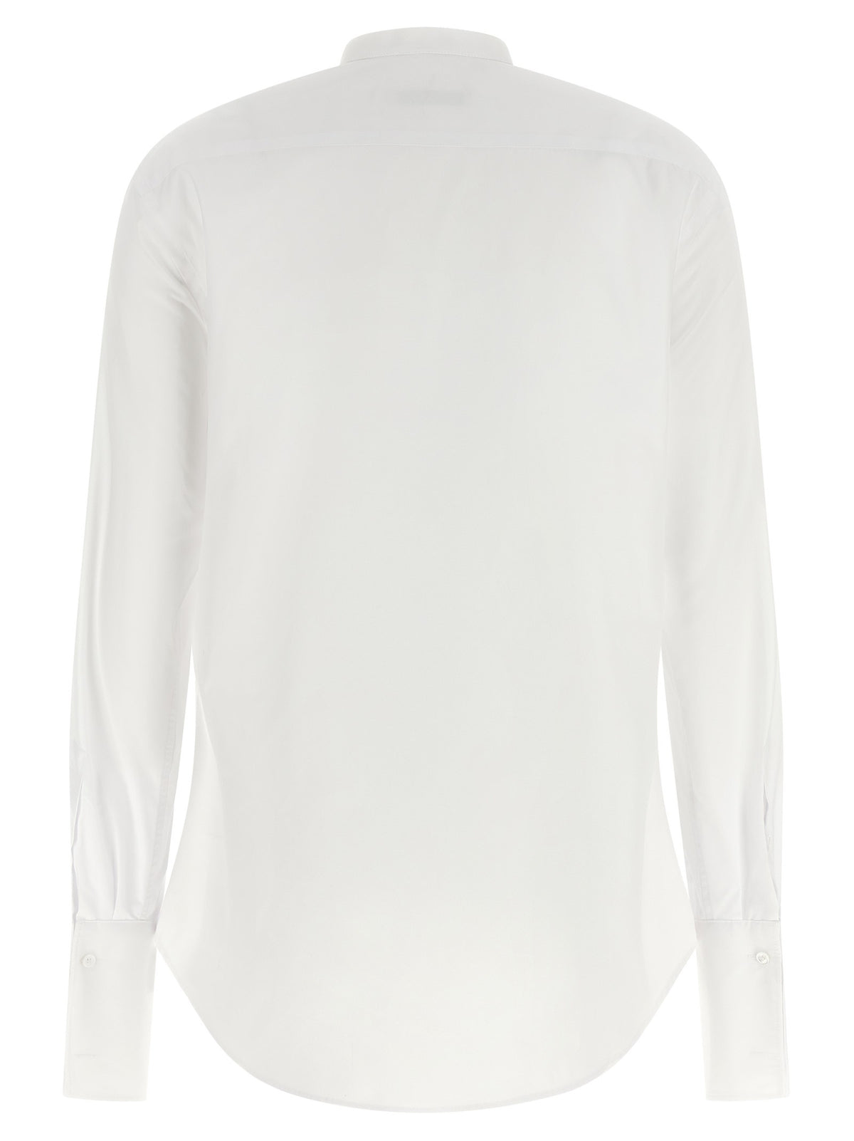 poplin shirt with plastron piqué 2