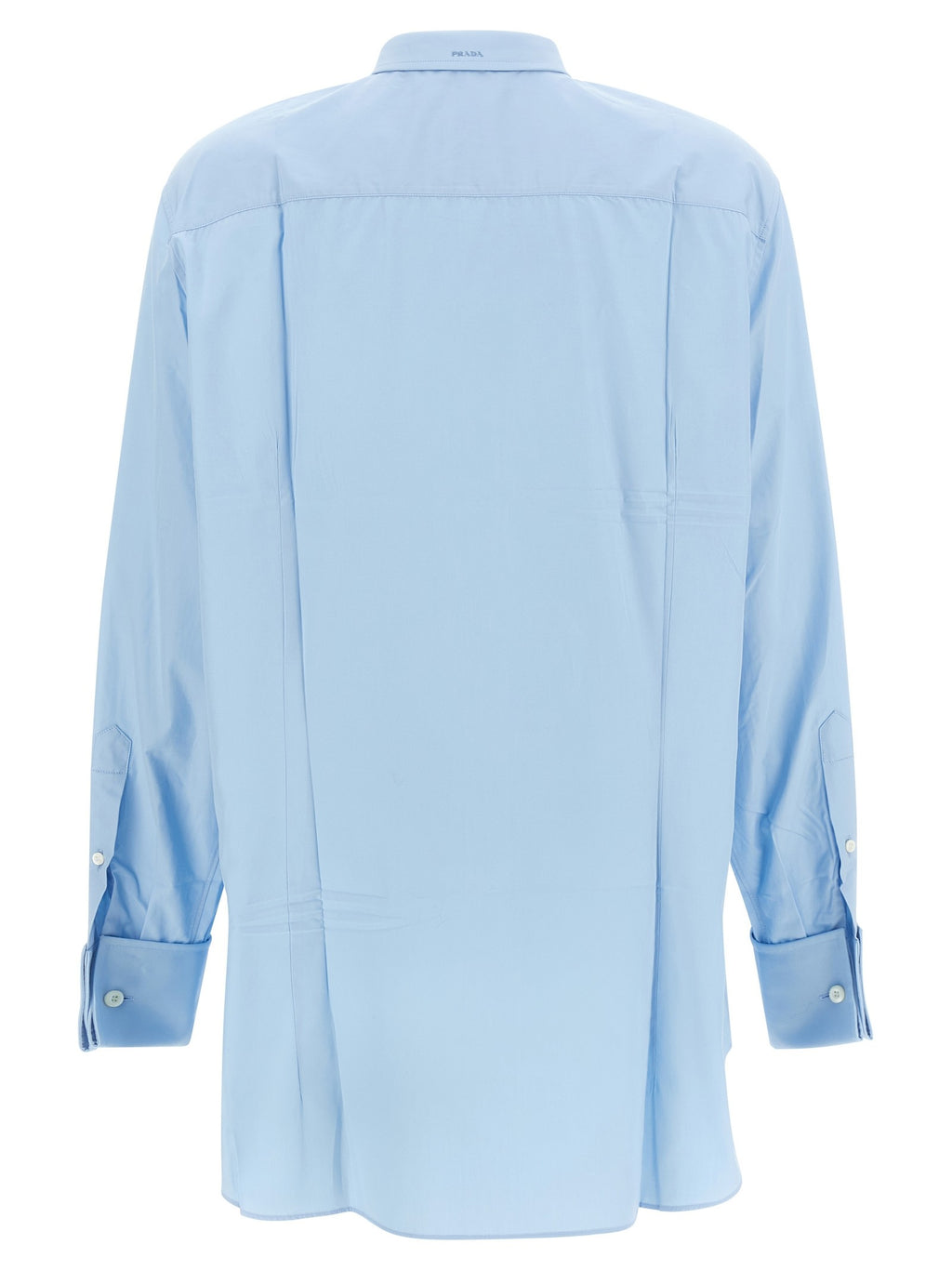 Poplin shirt with pleats 2