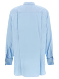 Poplin shirt with pleats 2