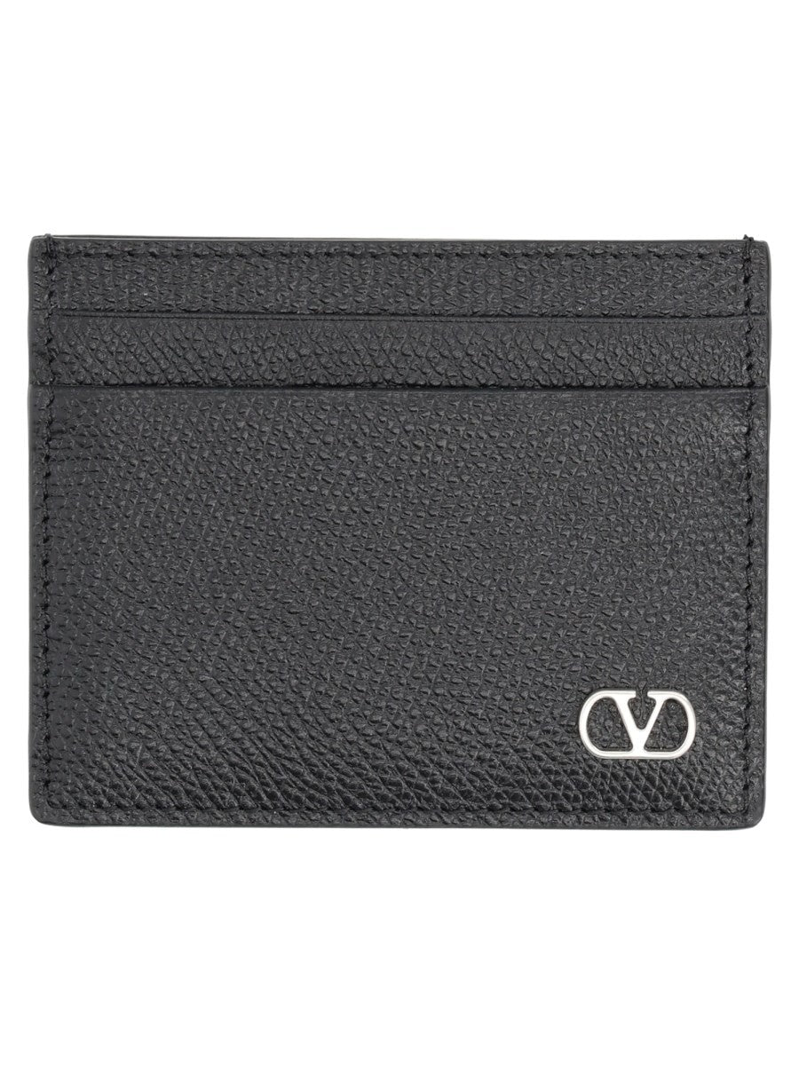 PORTACARTE "VLOGO" IN PELLE