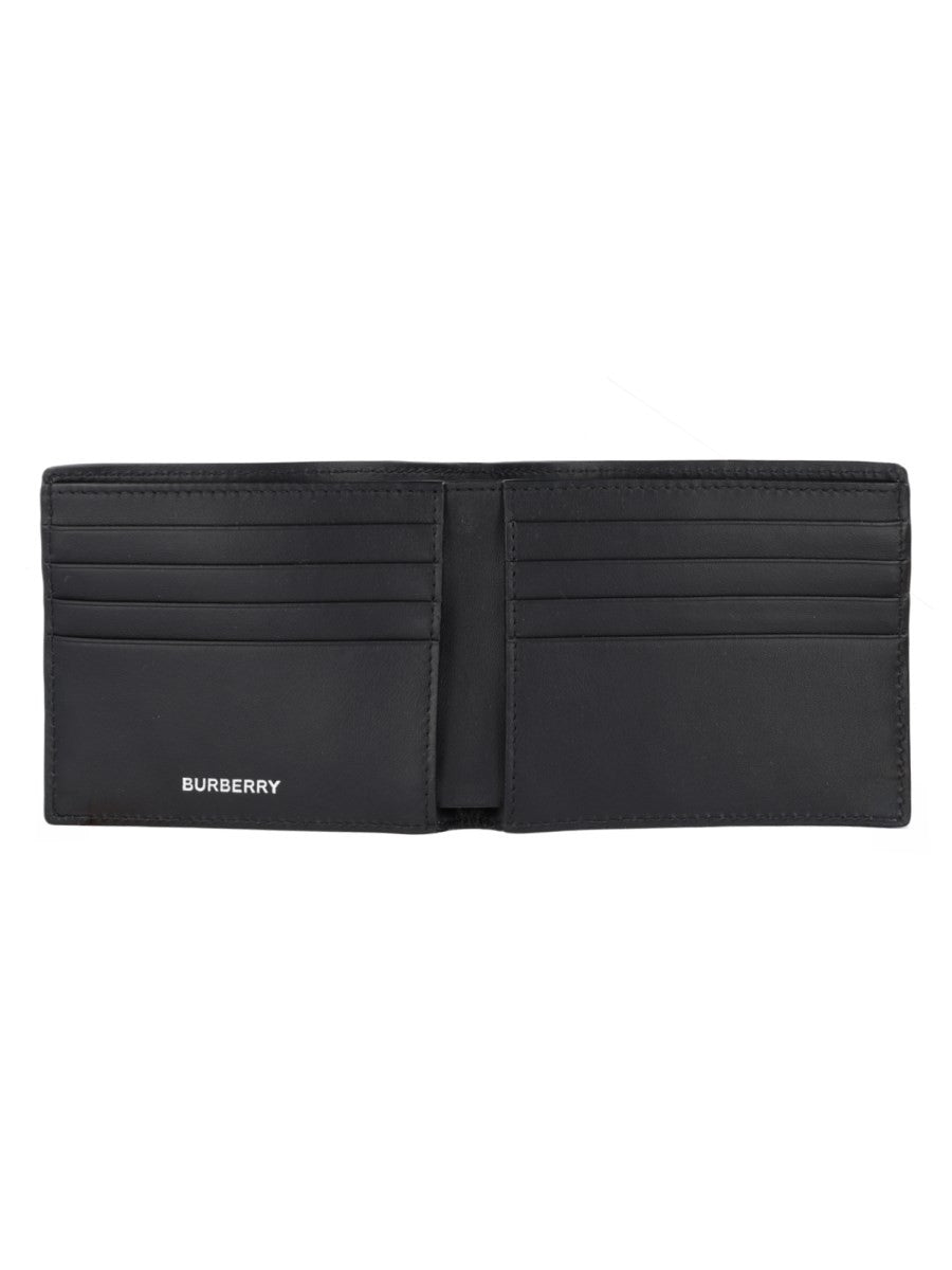 Portafoglio Bifold con Stampa "Check" 3