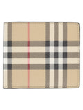 Portafoglio Bifold con Stampa "Check"