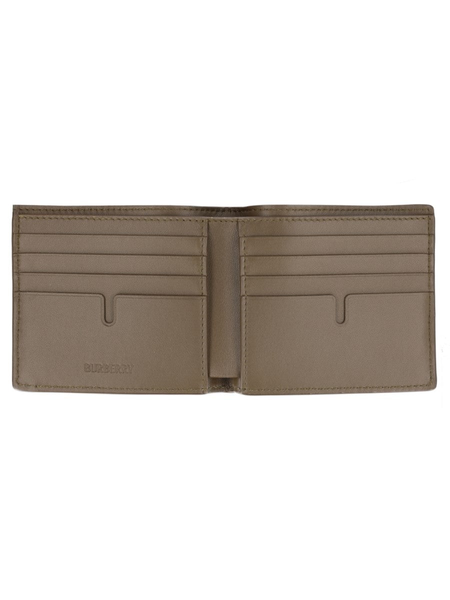 Portafoglio Bifold Con Stampa Check 3