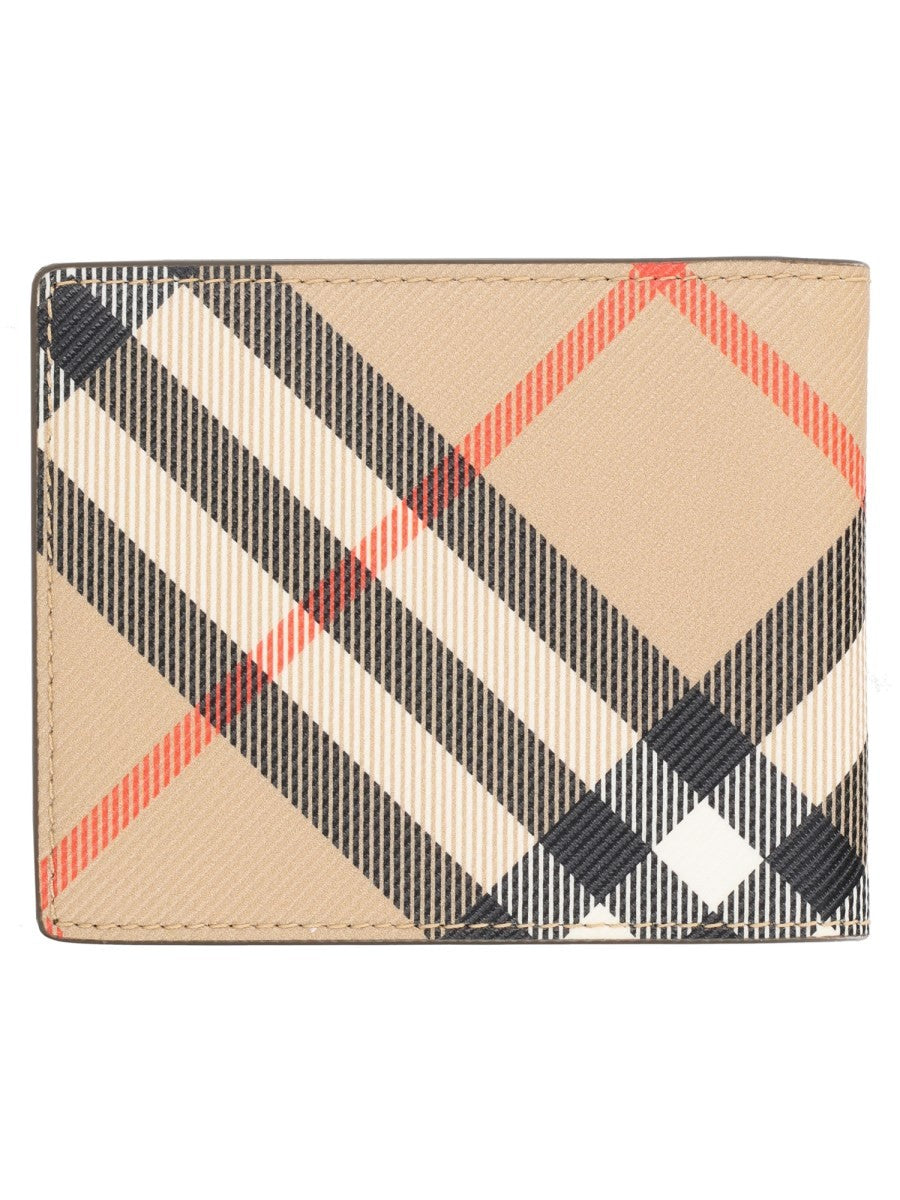Portafoglio Bifold con Stampa Check 2