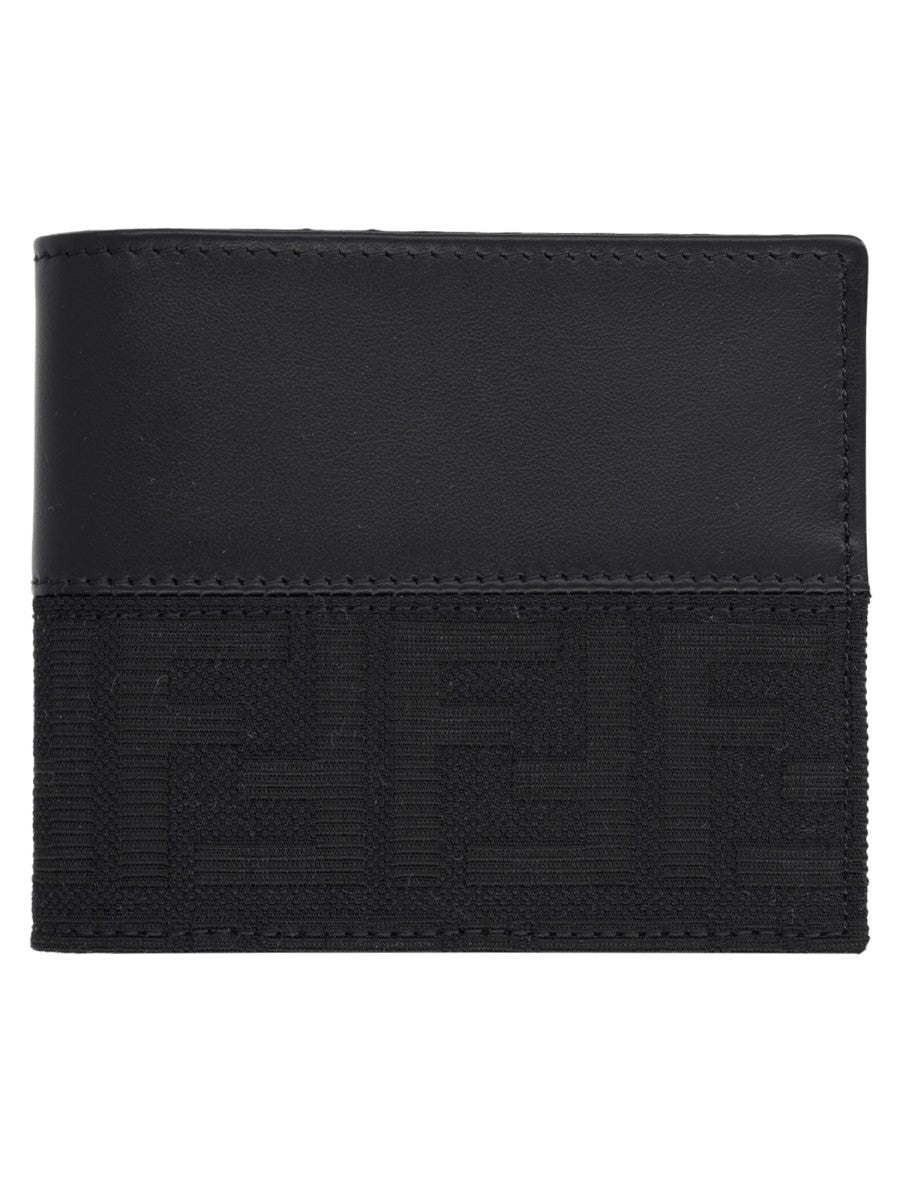 Portafoglio Bifold FF con Fascia in Jacquard