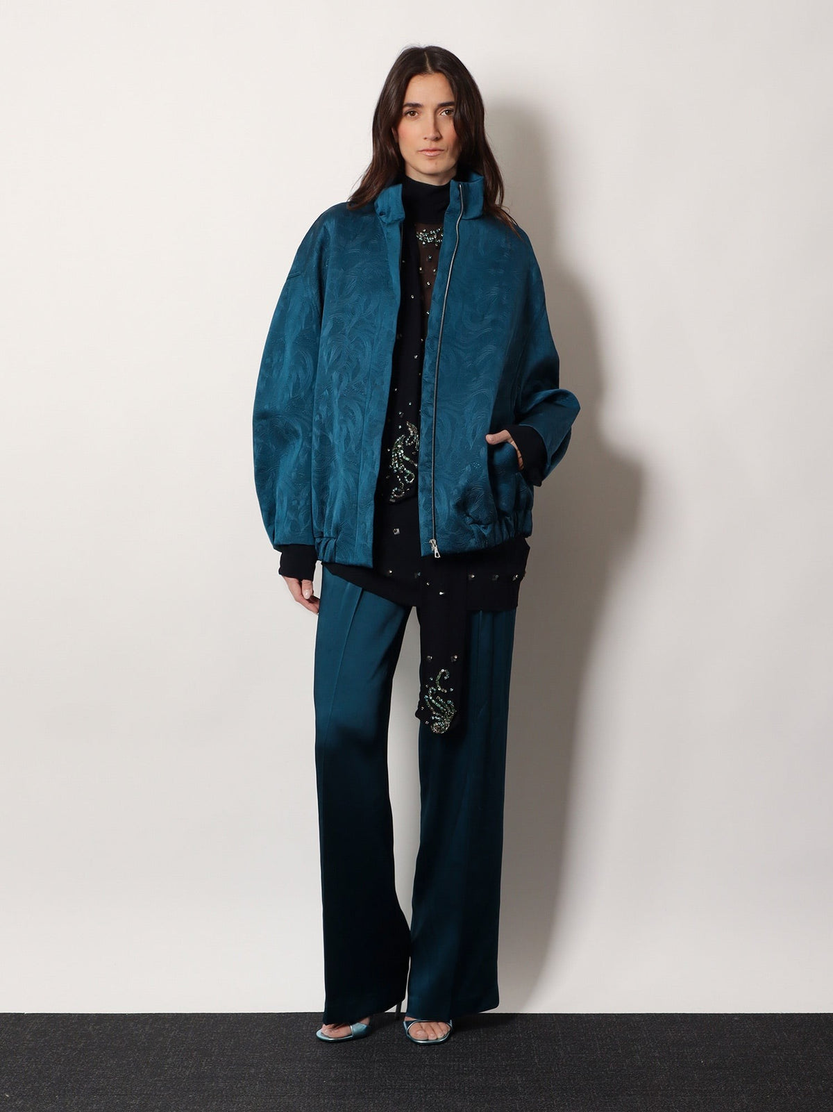 Portias satin trousers 2