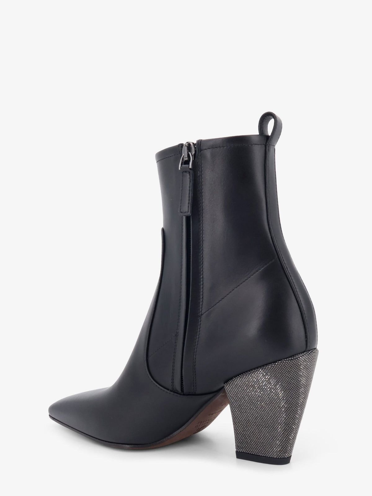 Precious Heel leather ankle boots 3