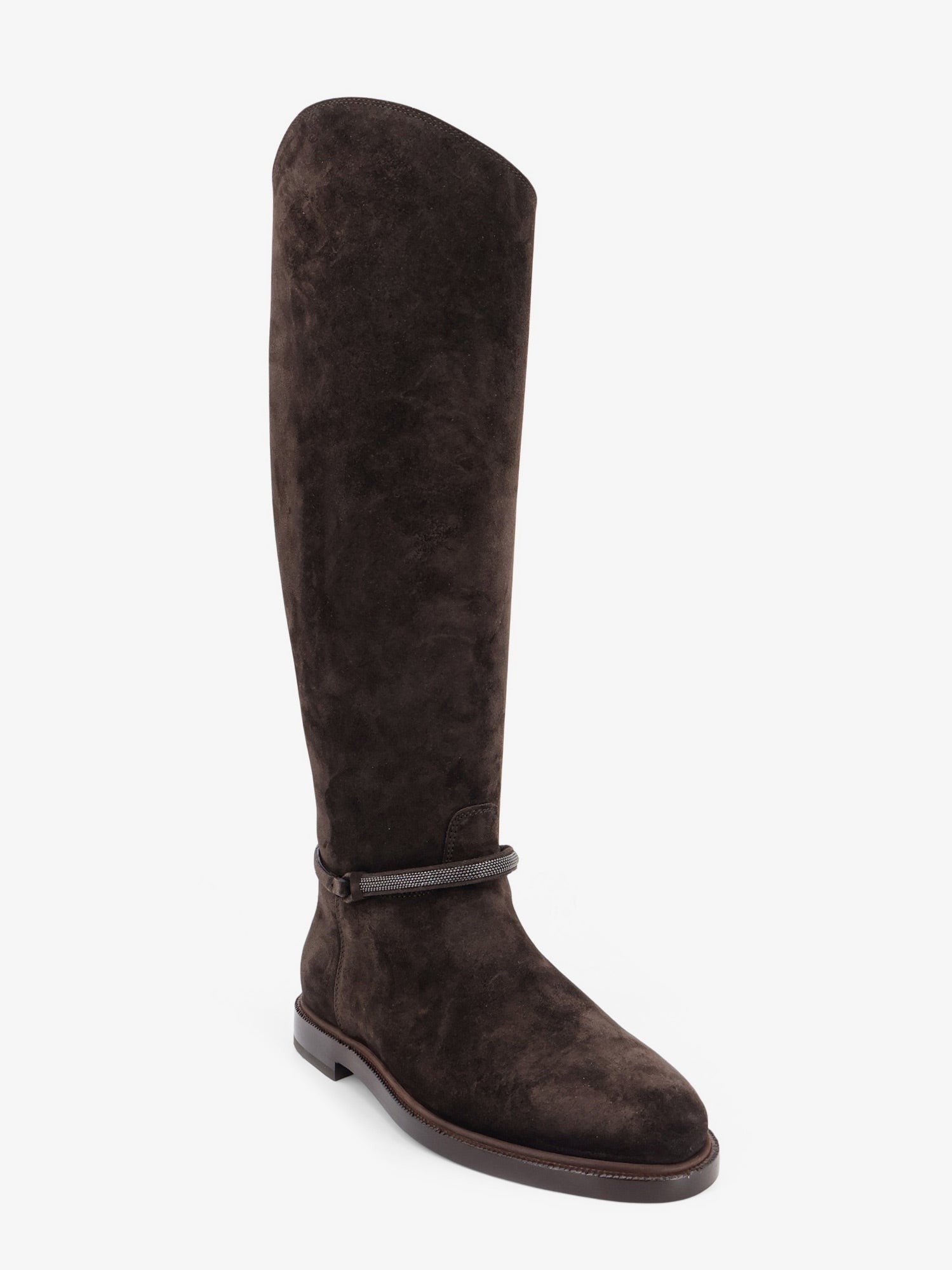 Precious Strap Suede Boots 2