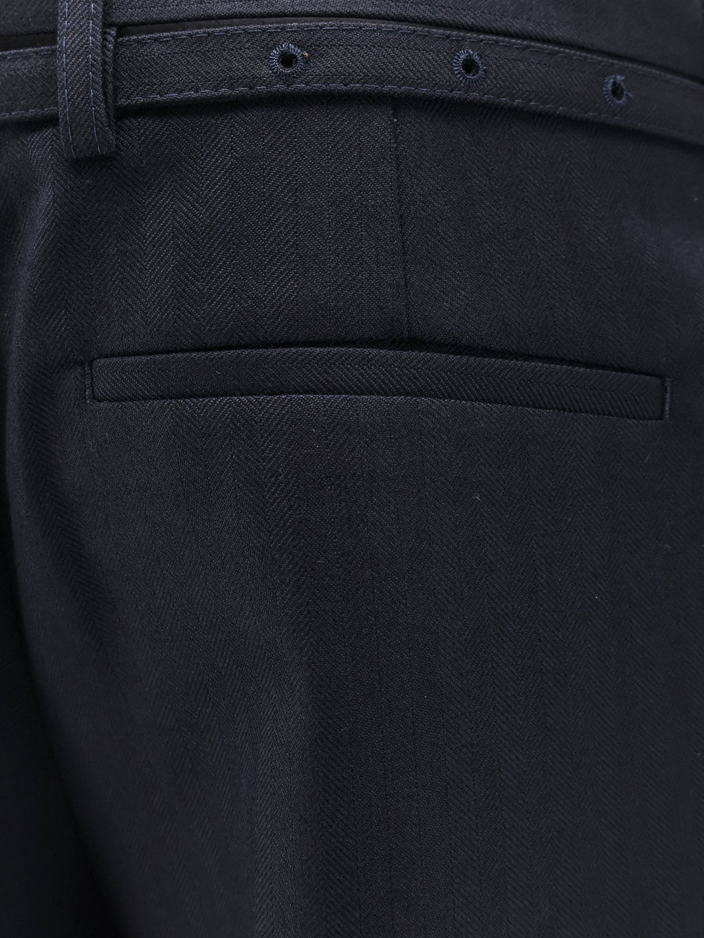 Presta wool trousers with belt 3
