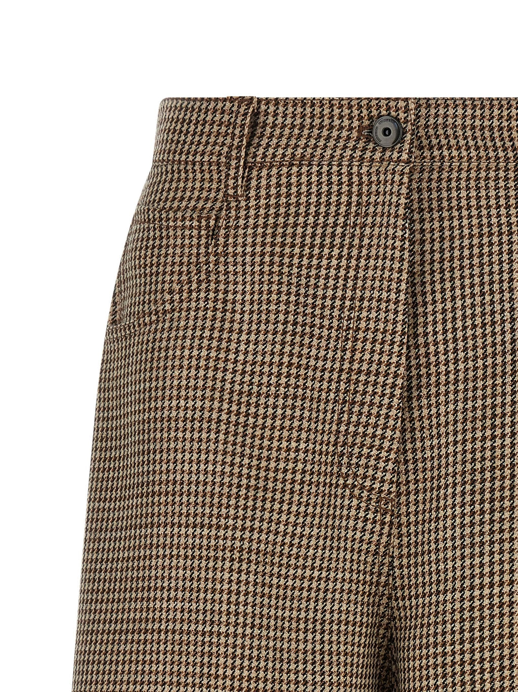 Prince of Wales lamé bermuda shorts 3