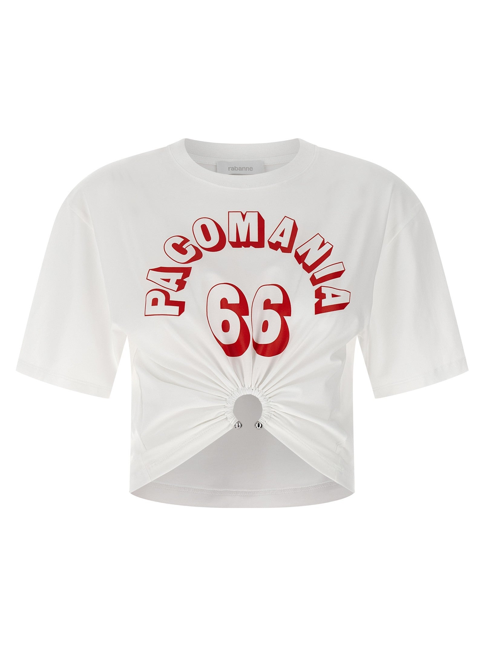 Printed piercing t-shirt