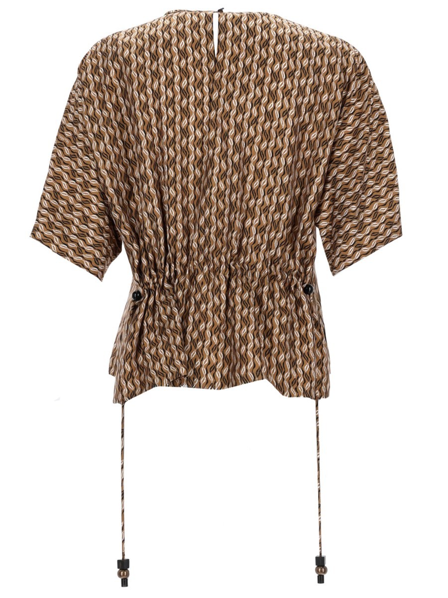PRINTED SILK BLOUSE 2