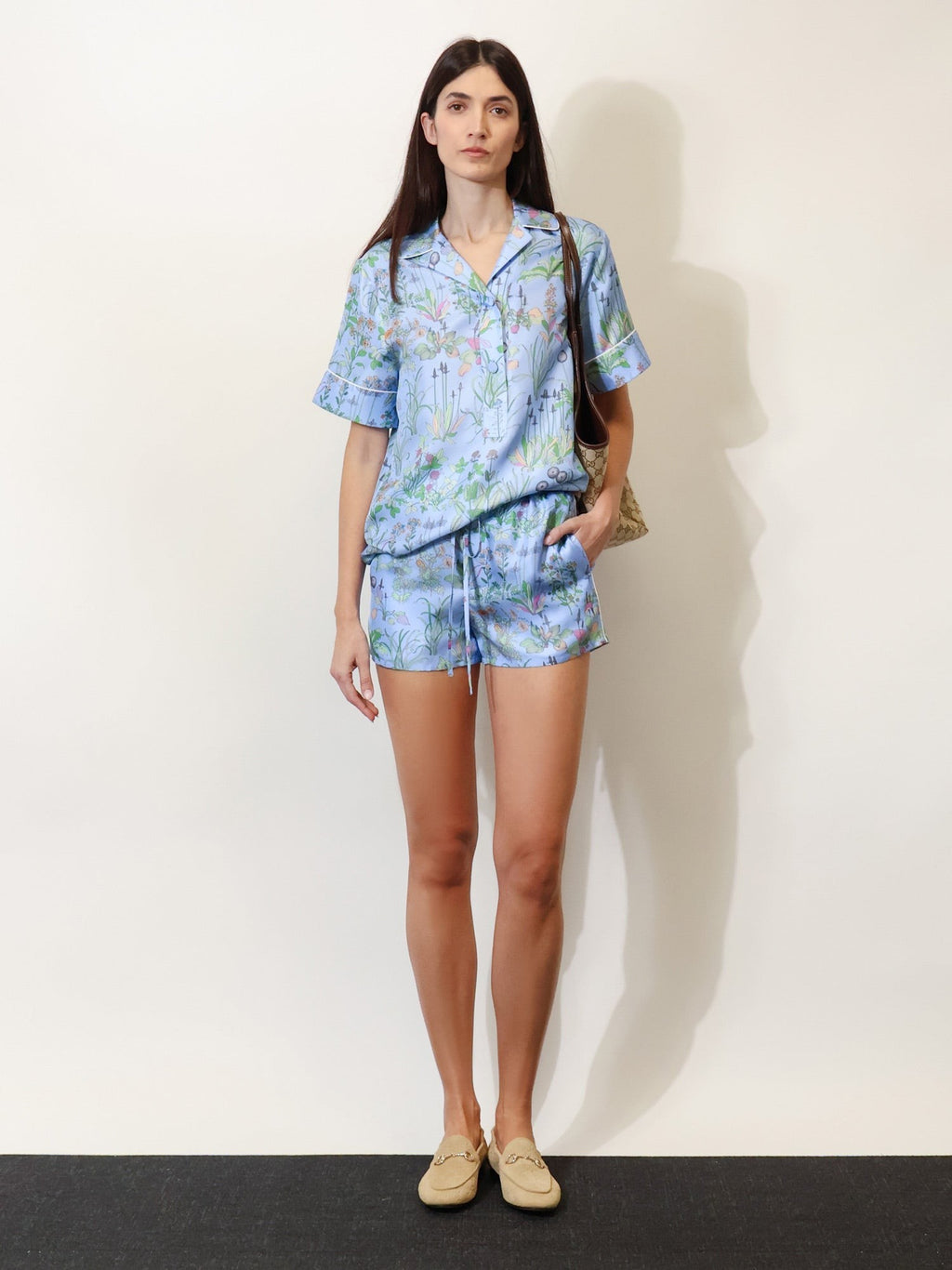 Printed silk shirt 2