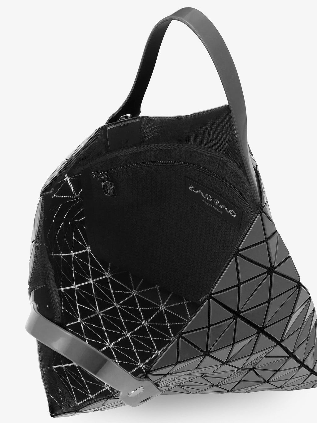 Prism Gloss shoulder bag with triangular pattern 4