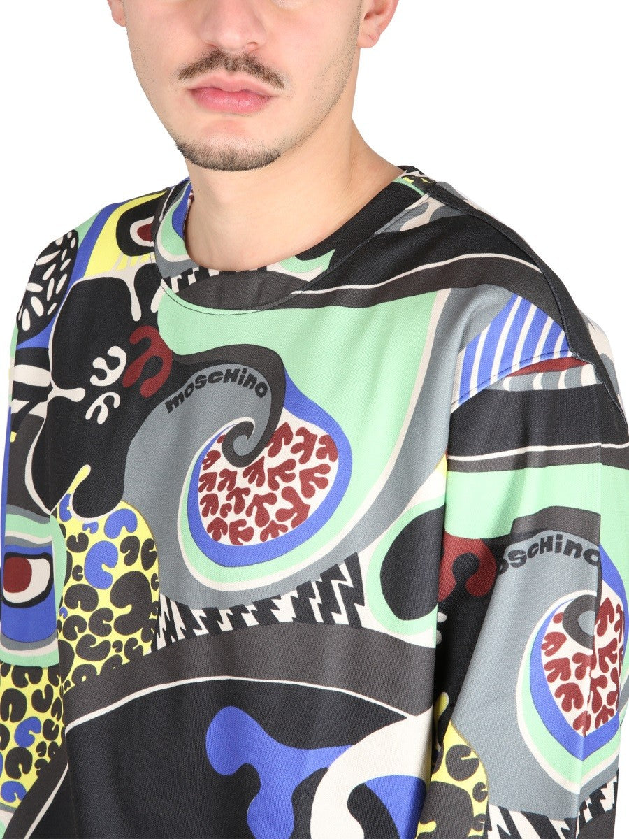 PSYCHEDELIC PRINT SWEATSHIRT 4