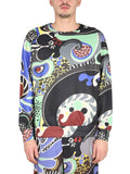 PSYCHEDELIC PRINT SWEATSHIRT