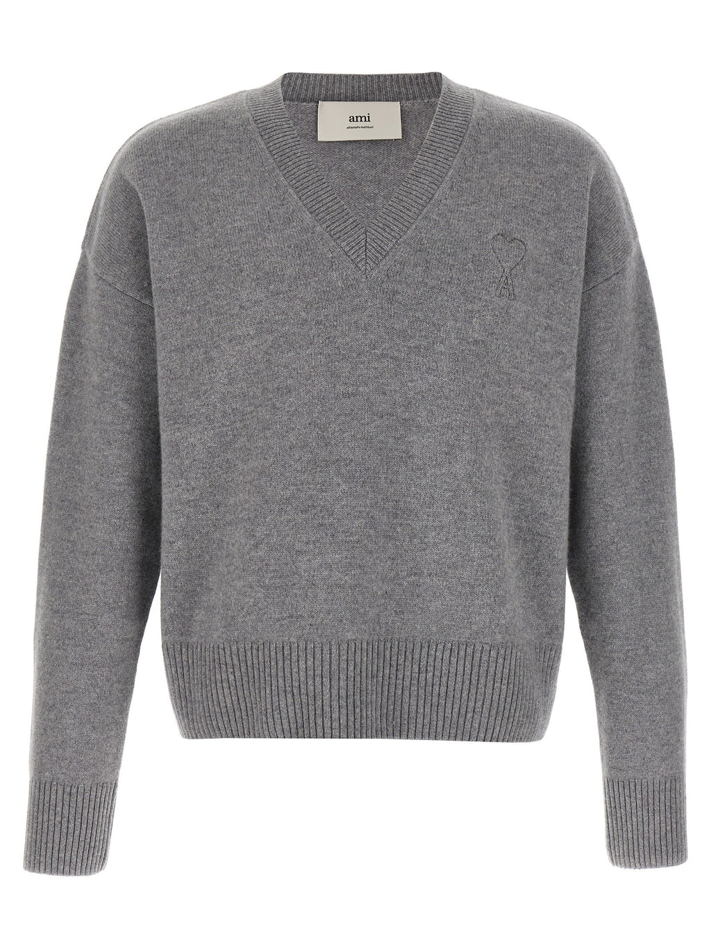 Puff logo patch sweater