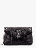 Puffer matelassé leather crossbody bag