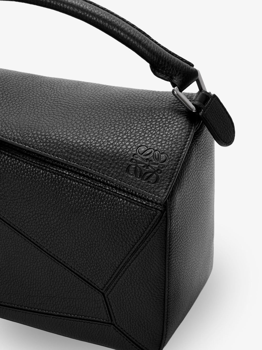 Puzzle Large textured leather handbag 5