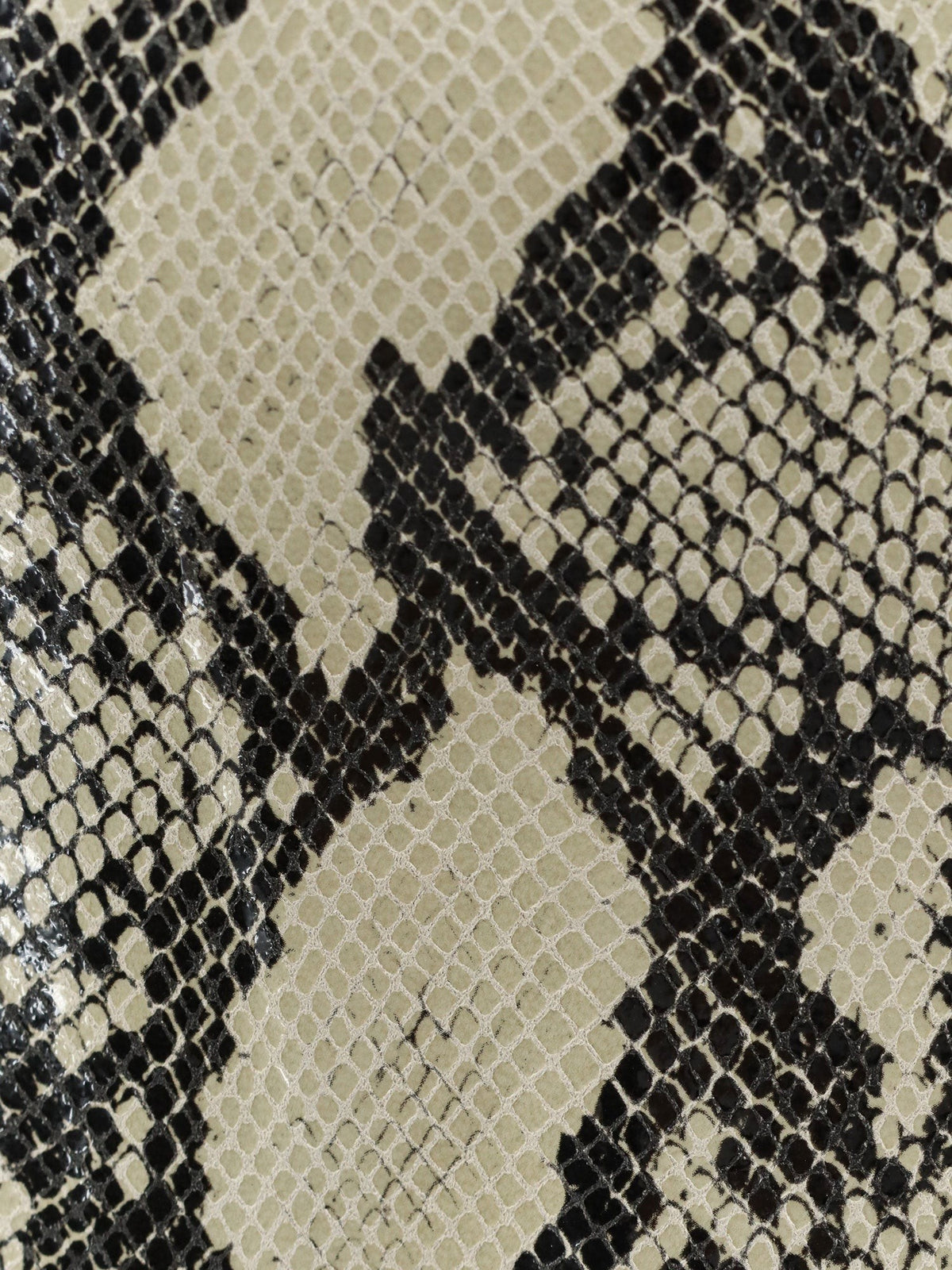Python-print leather midi skirt 3