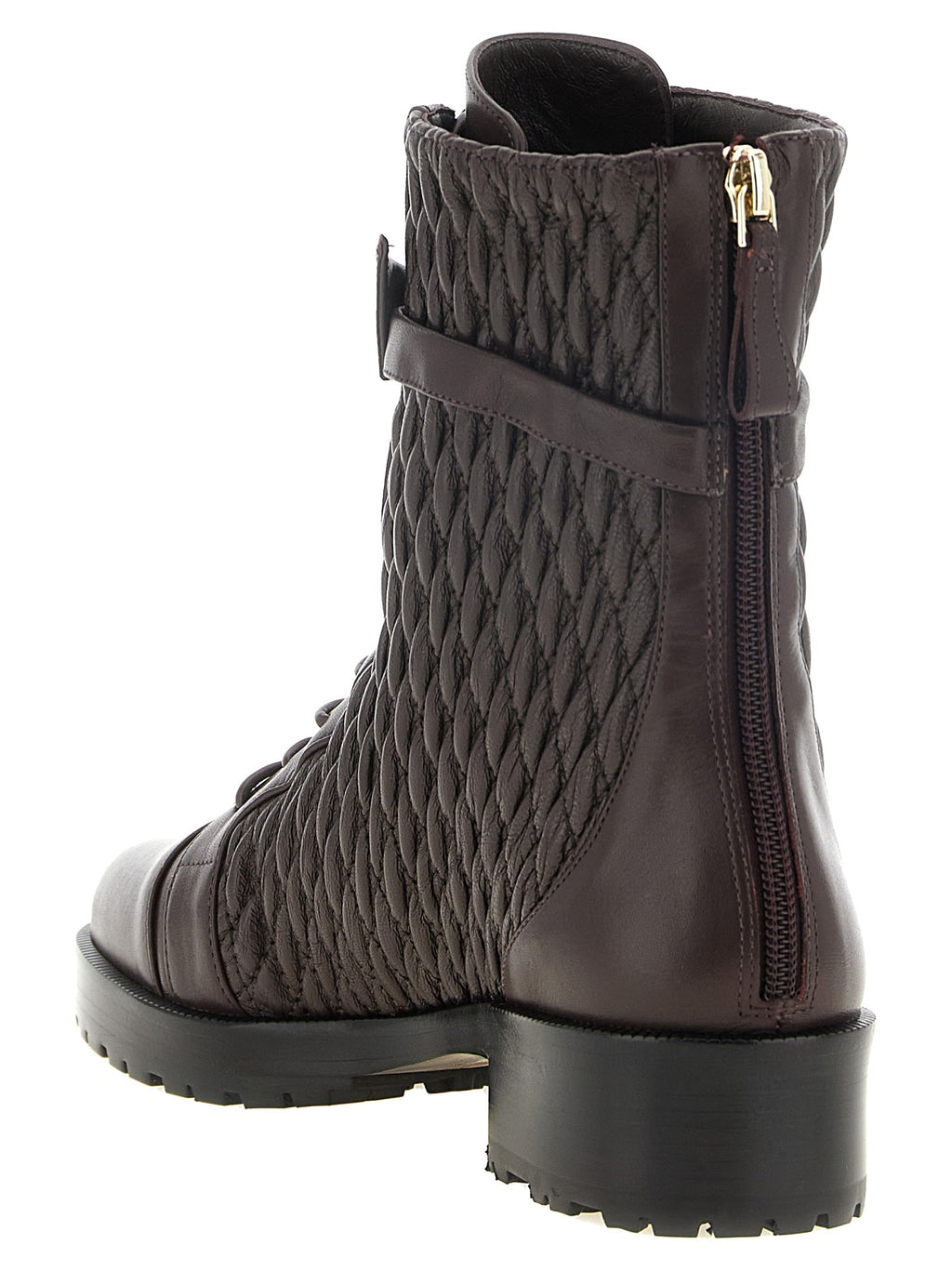 'Quilted Clarita Combat' ankle boots 3
