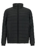 Quilted down jacket