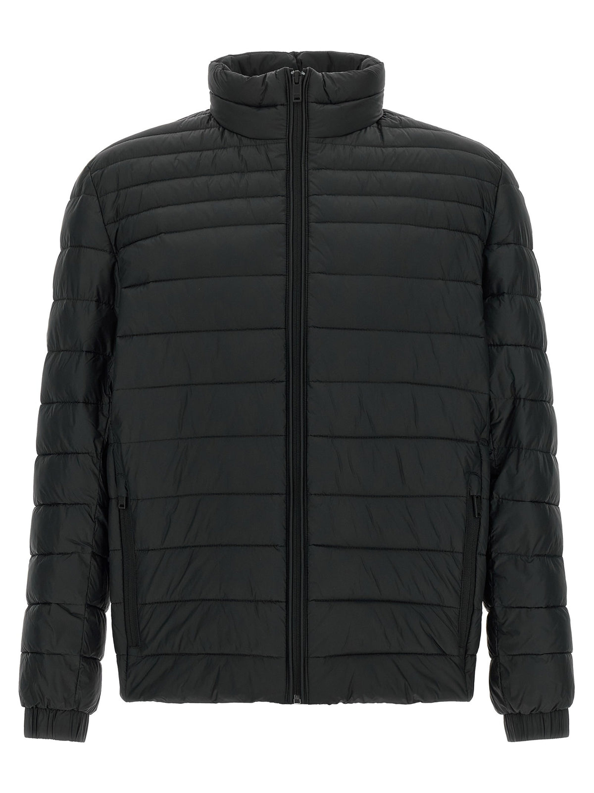 Quilted down jacket