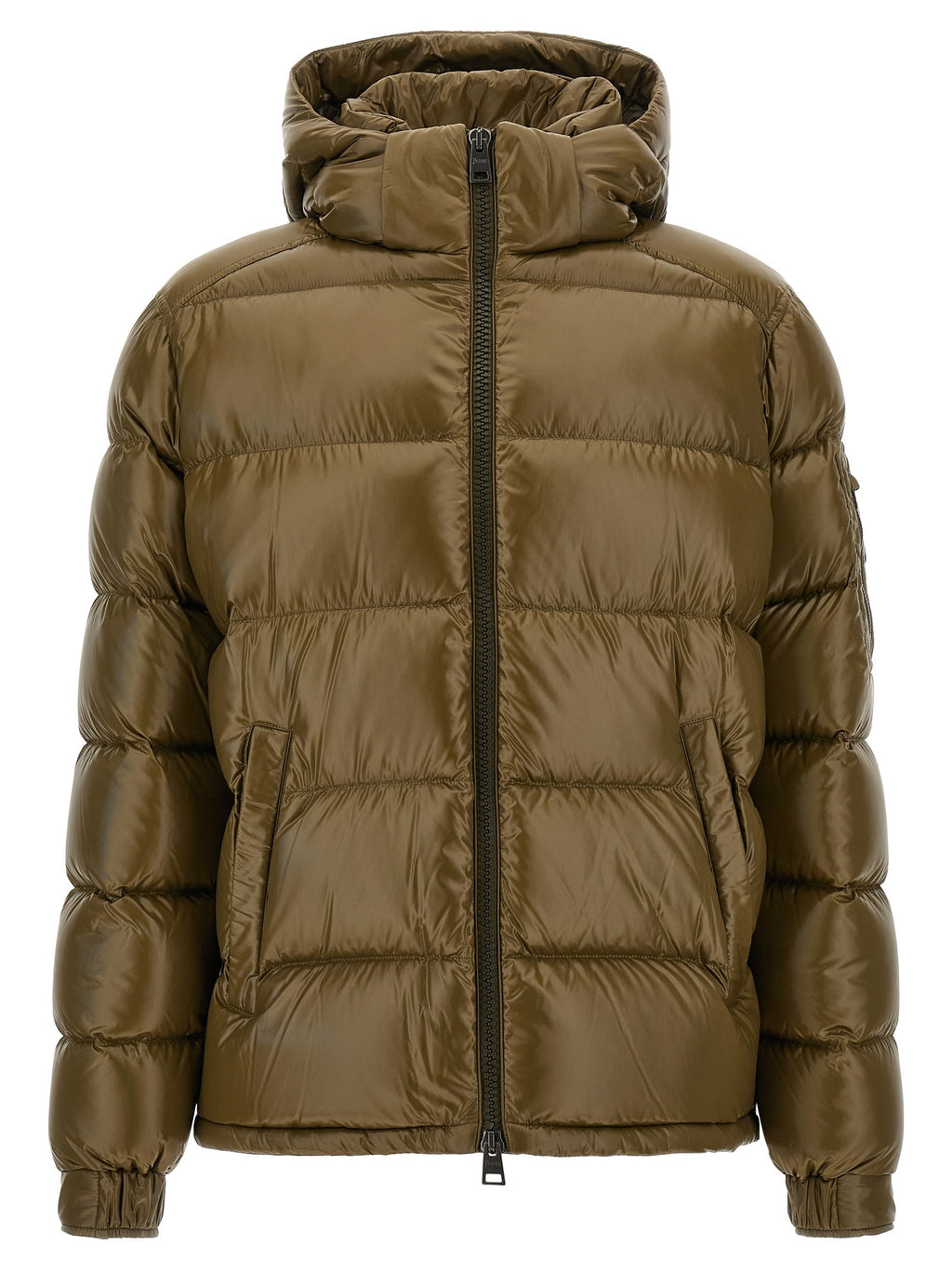 Quilted down jacket