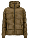 Quilted down jacket