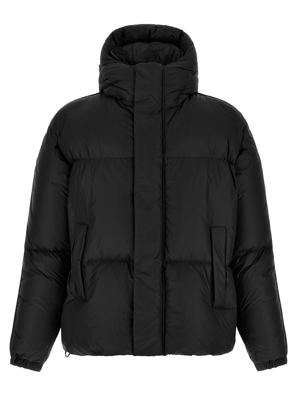 Quilted down jacket
