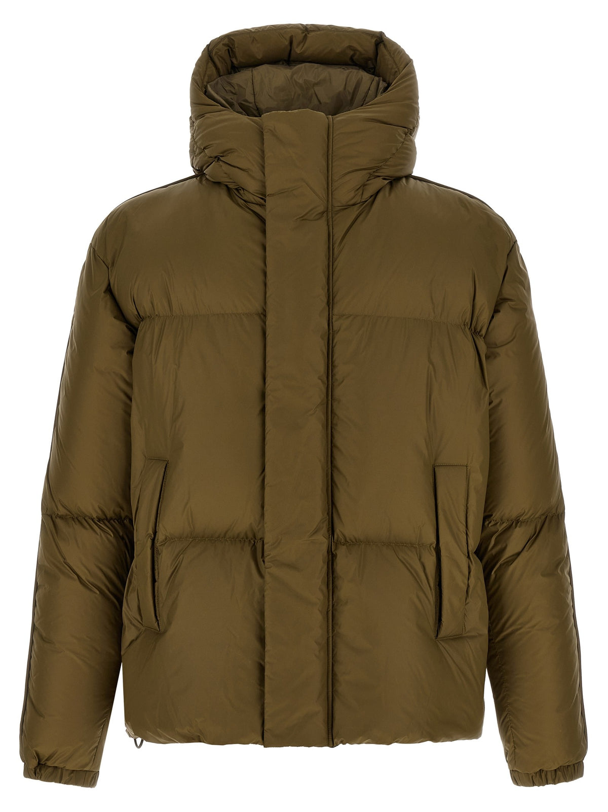 Quilted down jacket