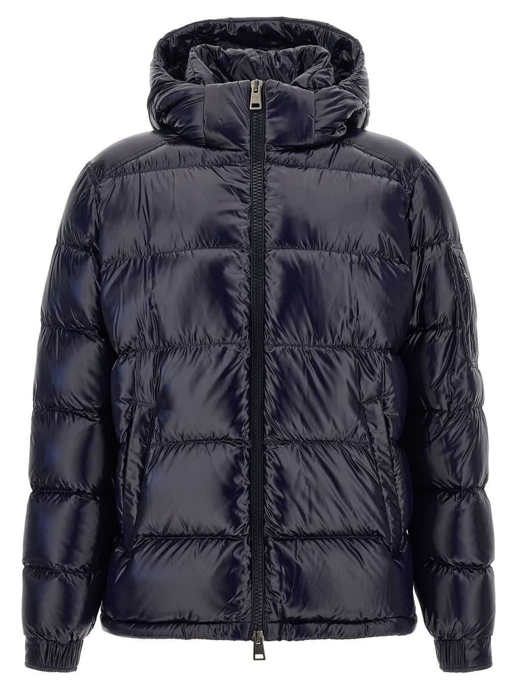 Quilted down jacket