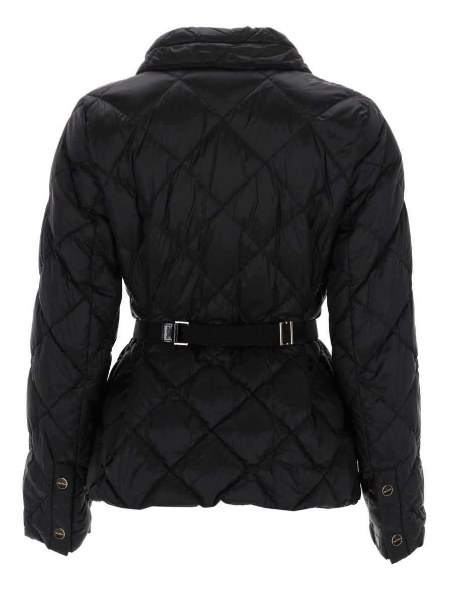 QUILTED JACKET WITH BELT 2