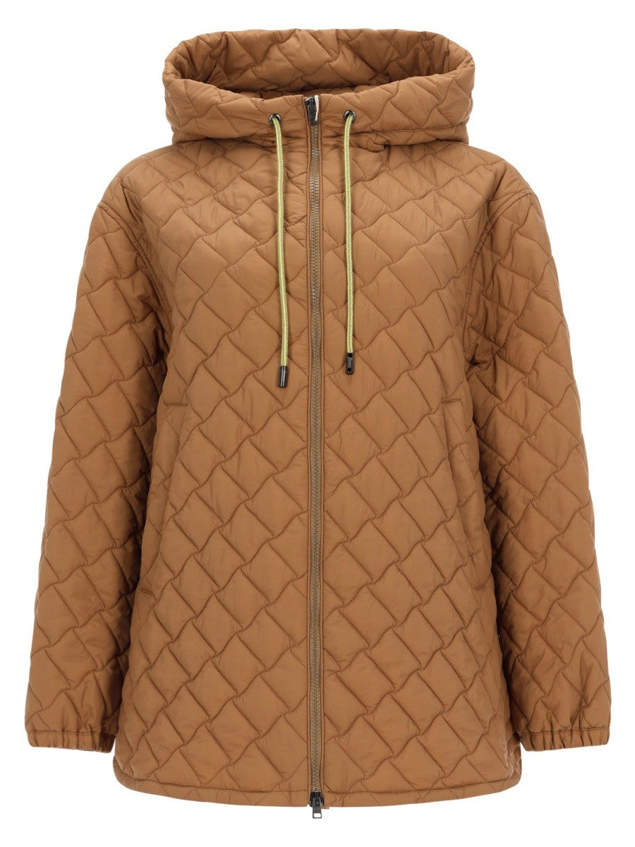 QUILTED JACKET WITH HOOD