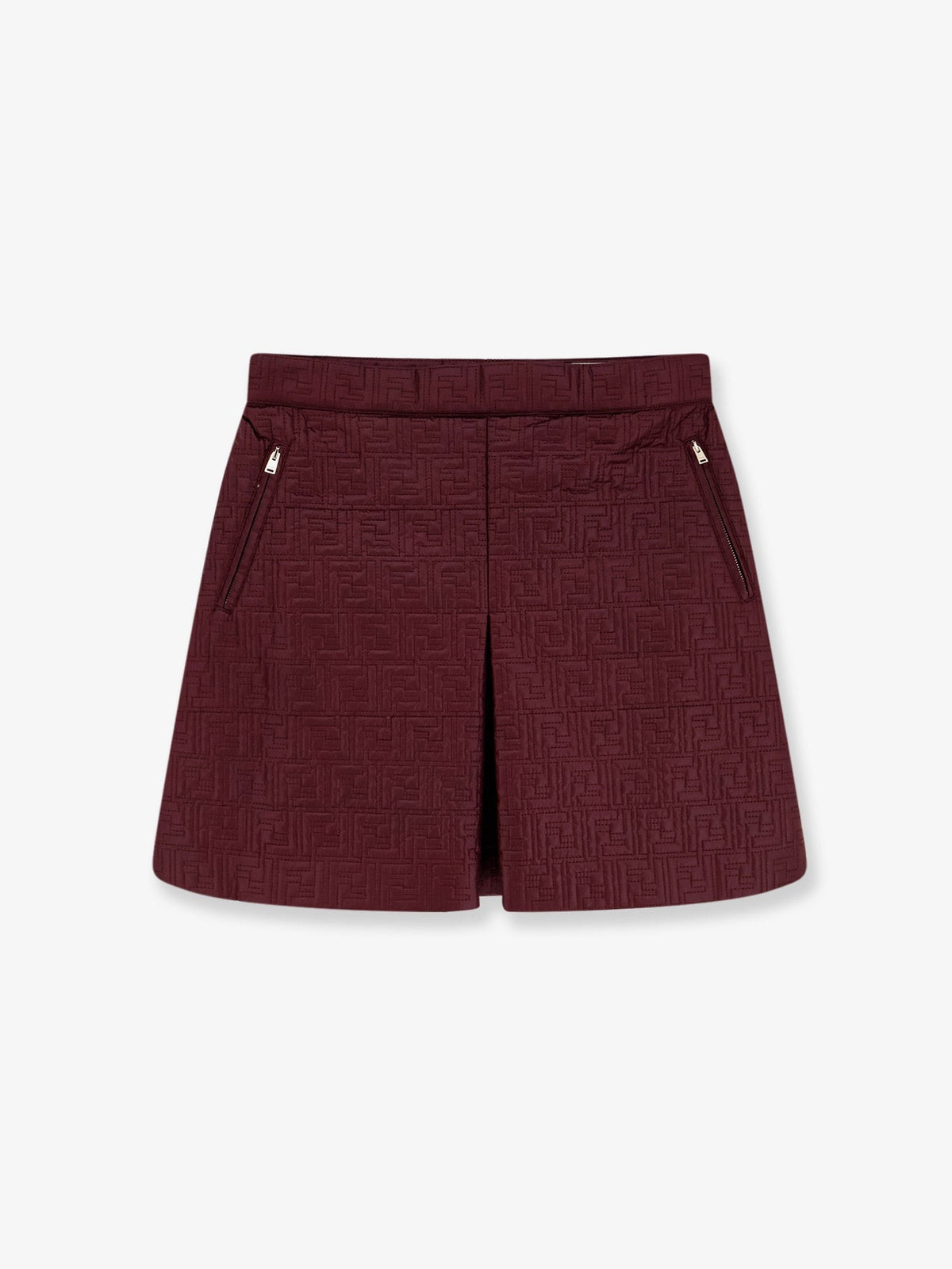 Quilted nylon mini skirt 2