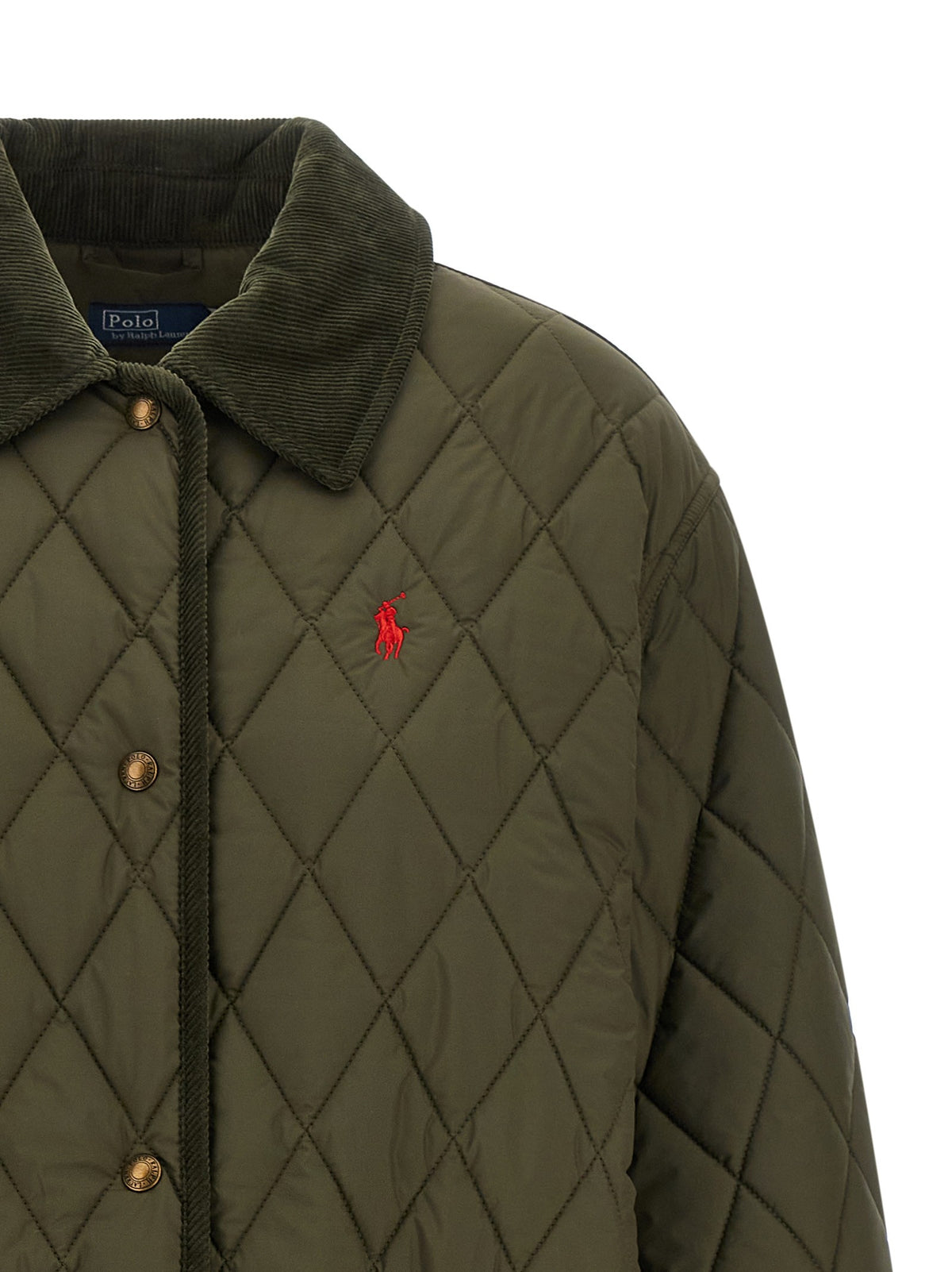 Quilted Padded Jacket With Embroidery 3