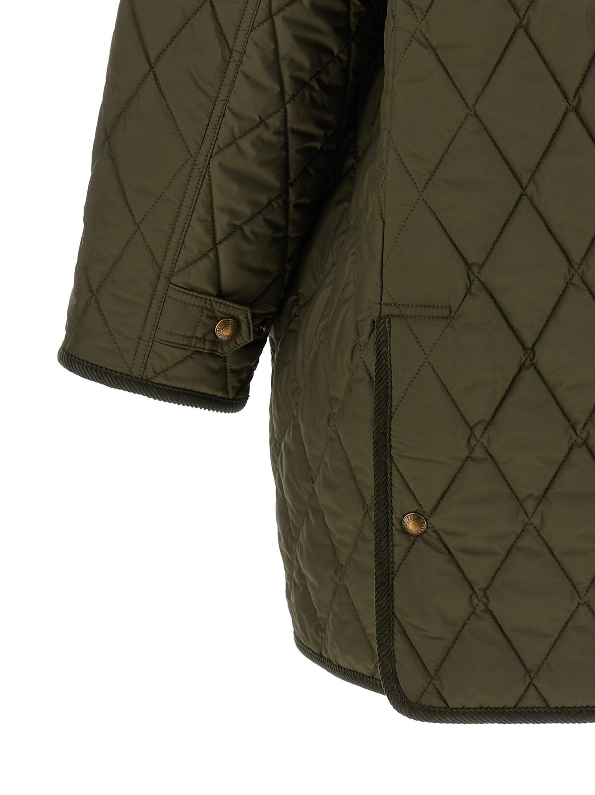 Quilted Padded Jacket With Embroidery 4