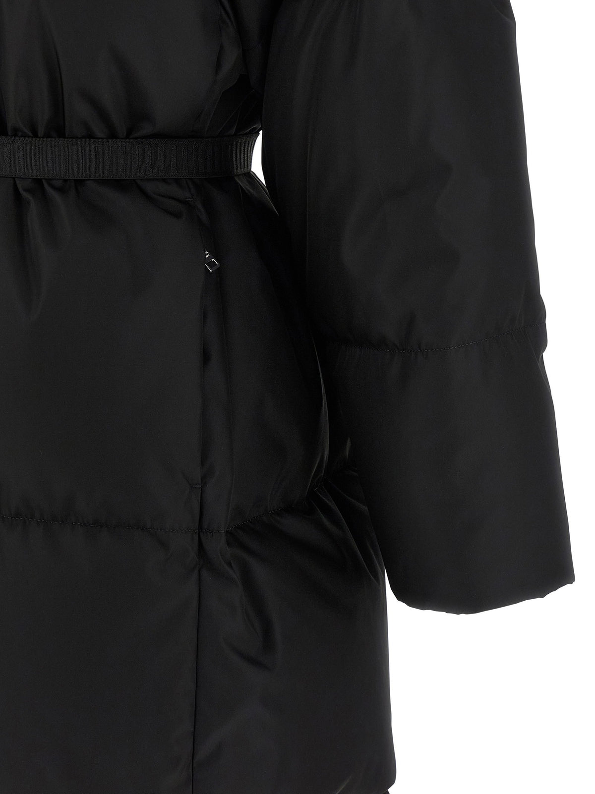 Re-Nylon maxi down jacket 4