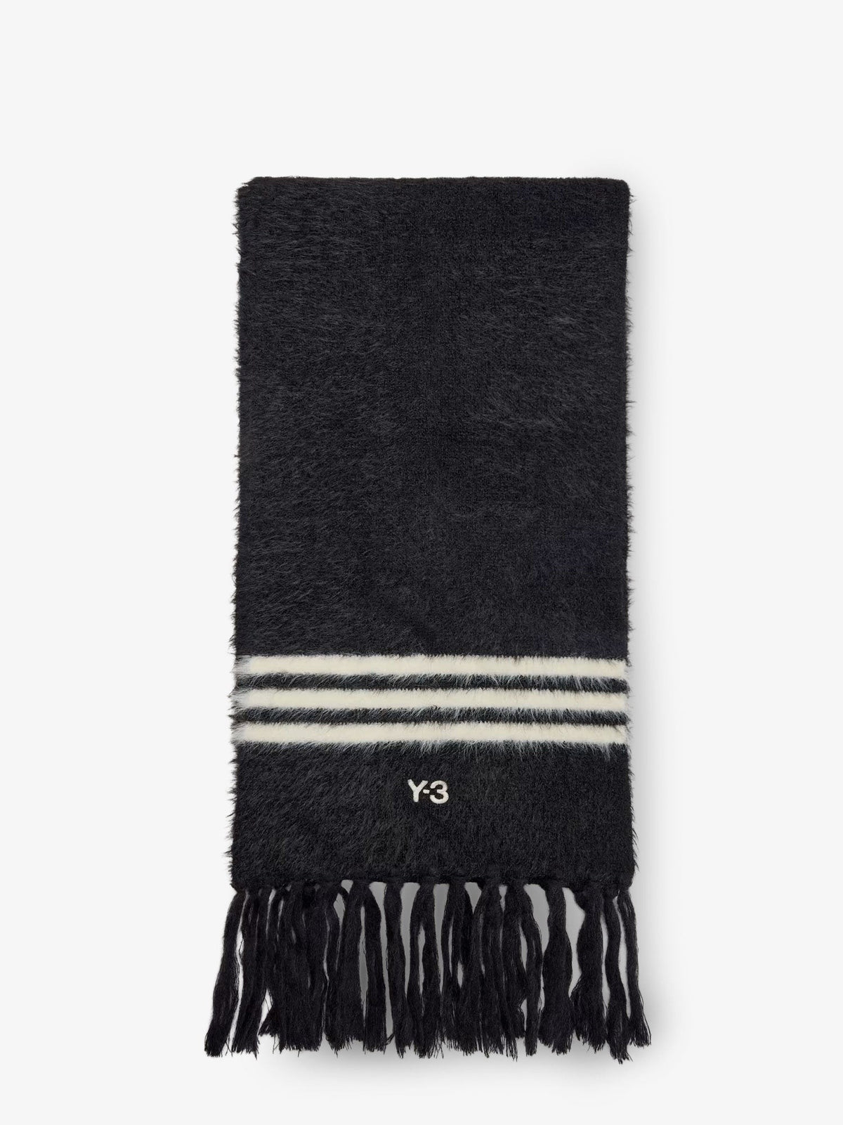 Recycled fabric scarf with logo