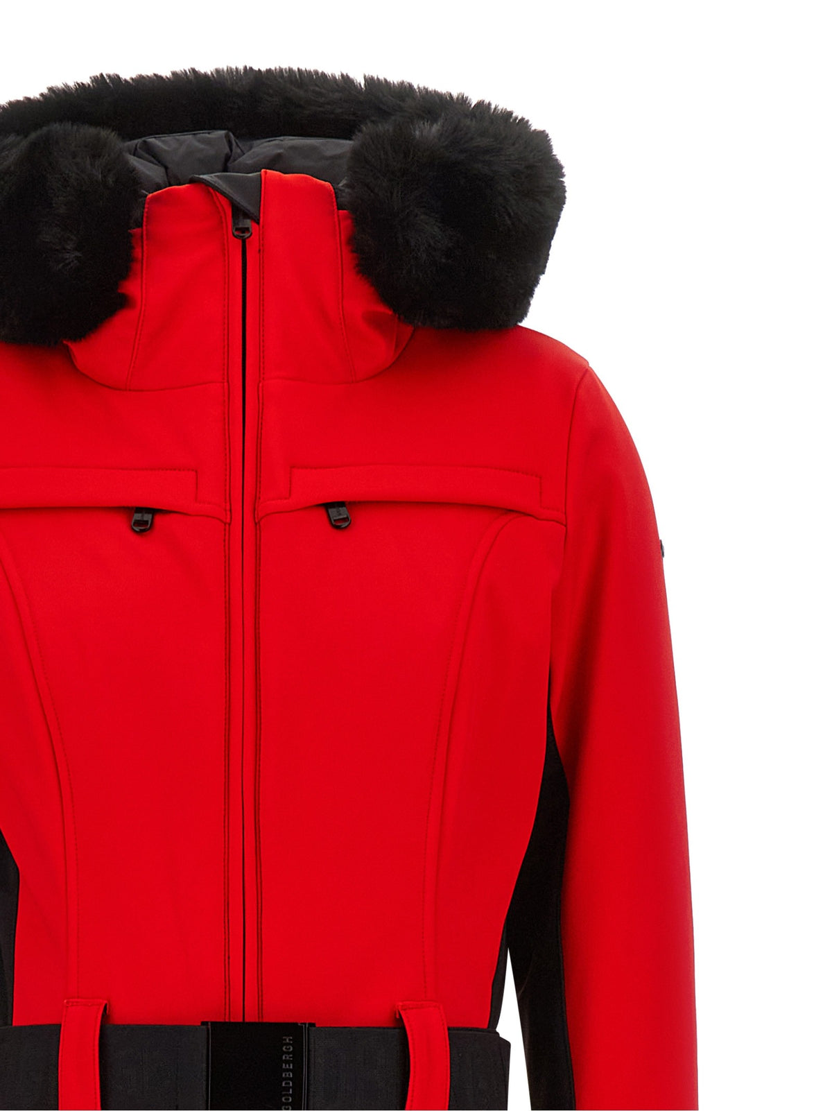Red 'Parry' ski suit 4