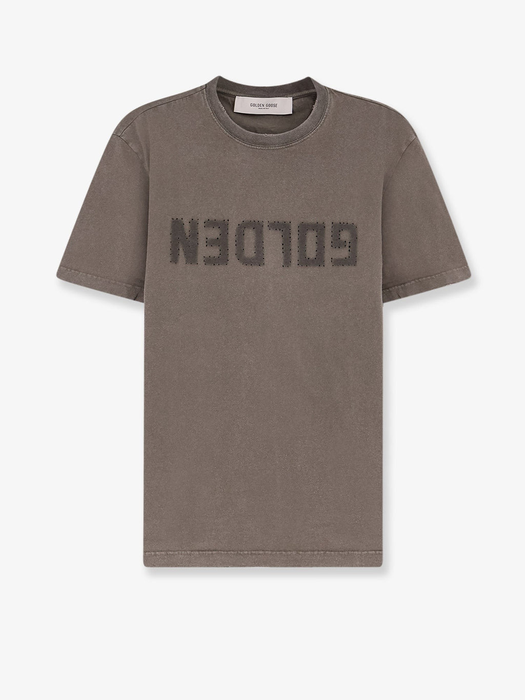 Regular Distressed cotton t-shirt