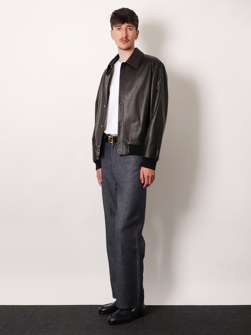 Relaxed linen, cotton and silk jeans 2