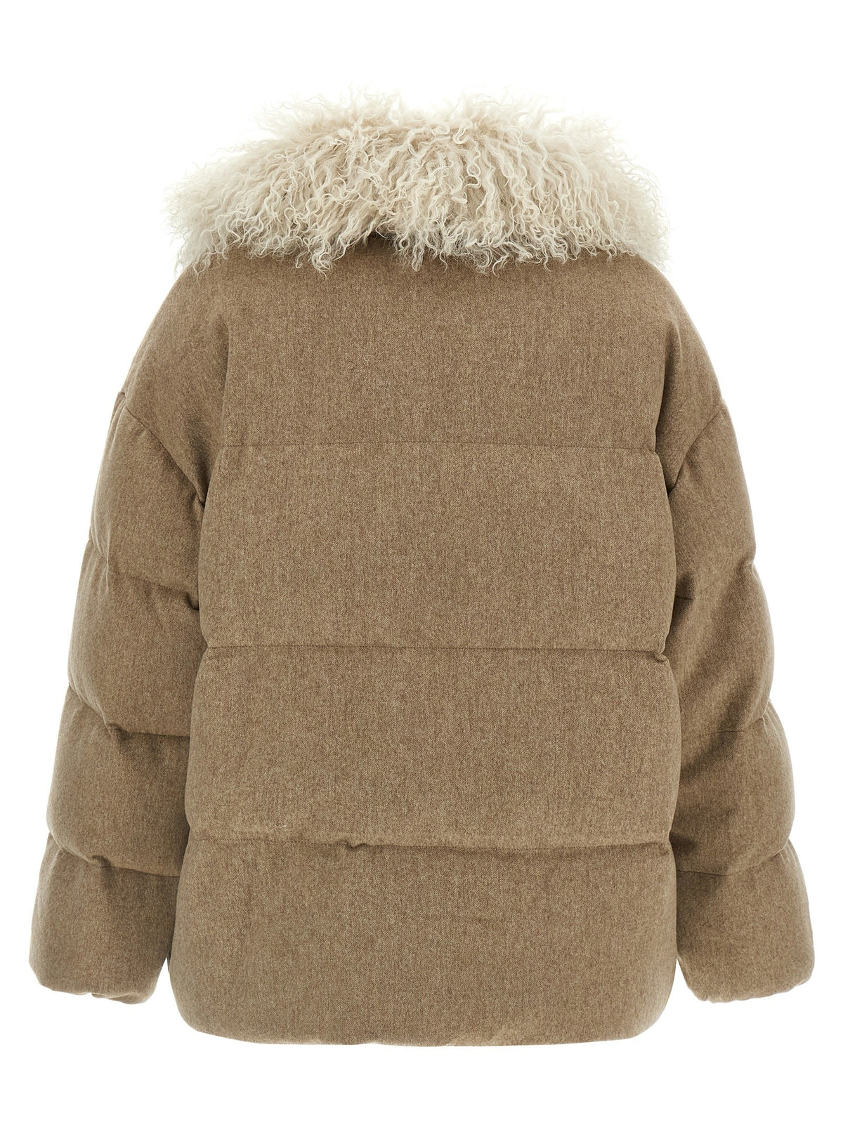 Removable insert down jacket 2