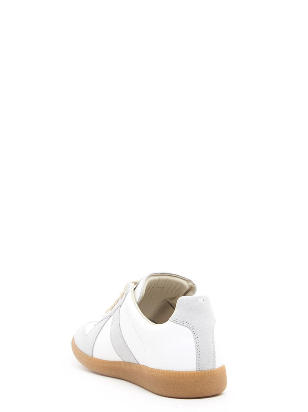 Low-top Replica leather and suede sneakers 2