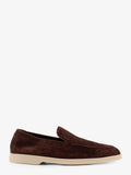 Reverse suede loafers