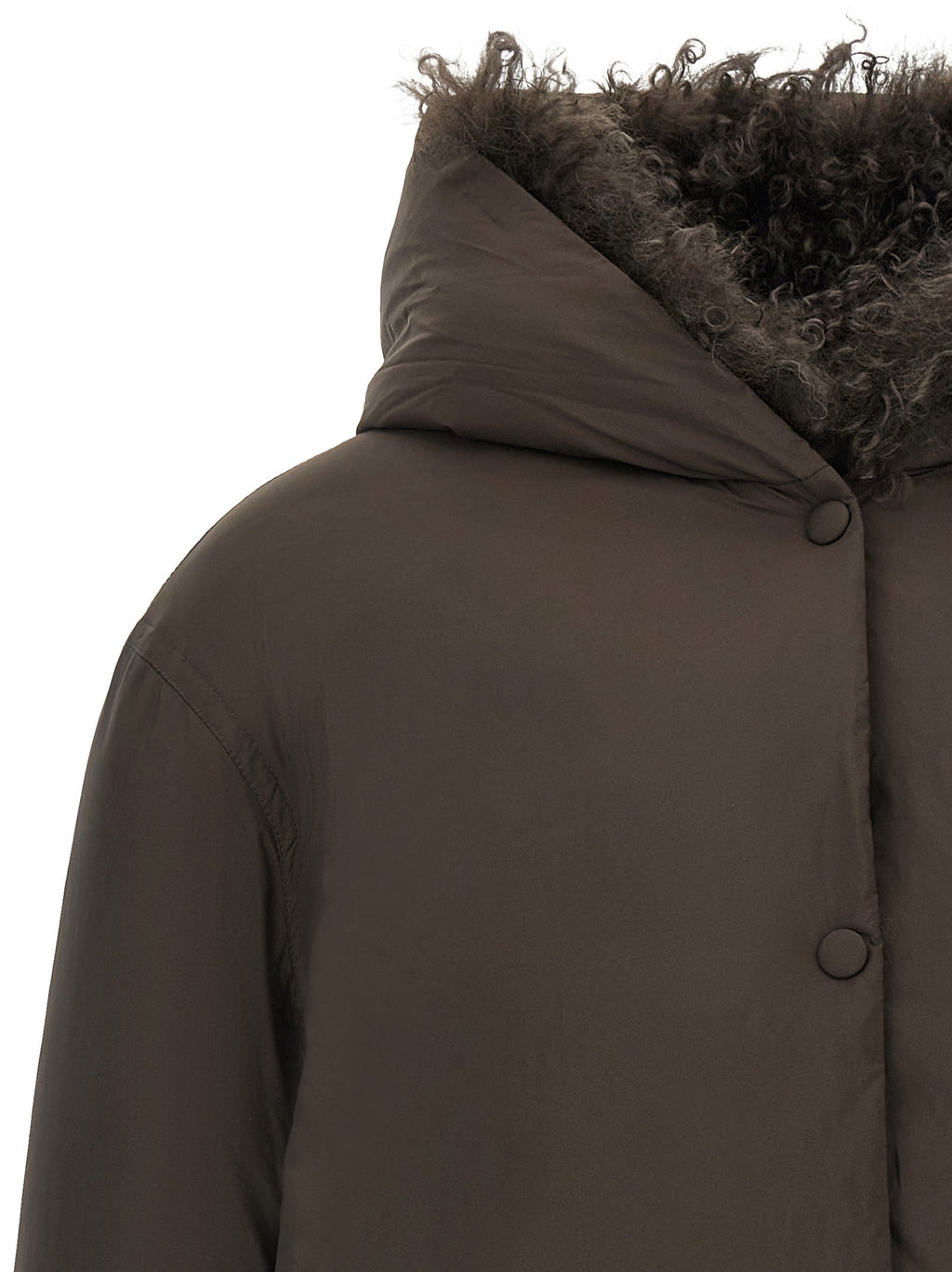 Reversible fur down jacket 4