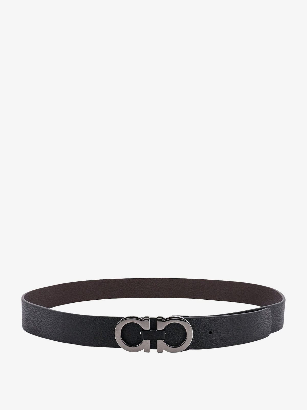 Reversible leather belt
