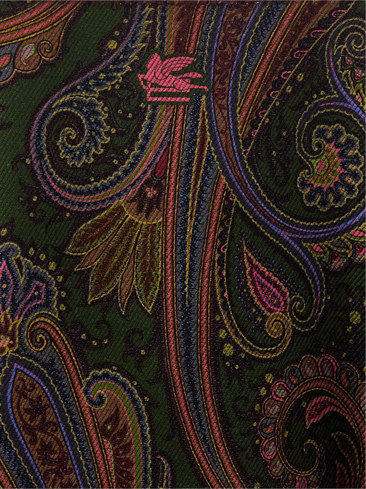 Reversible paisley dégradé cape 4